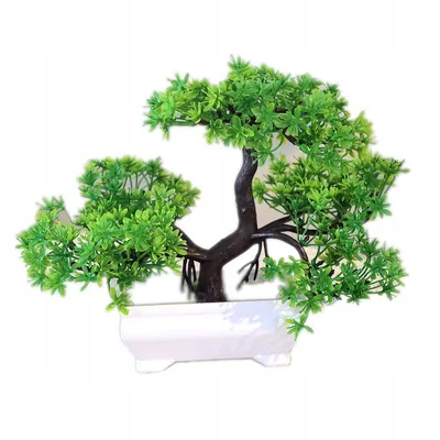 Produktbild von Künstlicher Bonsai-Baum im Topf, Mini, schön, realistisch, dekorativ