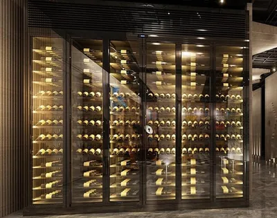 Produktbild von Weinschrank Weinkühlschrank Weinkühler Weinmöbel Weinlagerschrank Weinständer