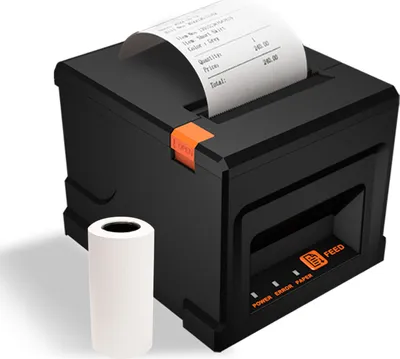 Produktbild von 80mm Thermo Bondrucker USB & LAN-Belegdrucker mit automatischem Schneidegerät Unterstützung ESC / POS für Versandgeschäft, Restaurant, Küche, Supermarkt, Heimgeschäft, Einzelhandelsgeschäft