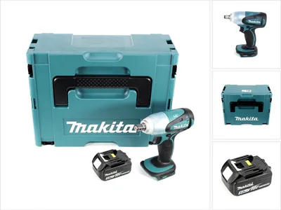 Produktbild von Makita DTW 251 T1J Akku Schlagschrauber 18 V 230 Nm 1/2" + 1x Akku 5,0 Ah + Makpac - ohne Ladegerät