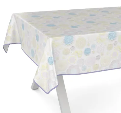 Produktbild von ANRO Wachstuch-Tischdecke 240x140cm mit Saum (Eingefasst) Spitzen