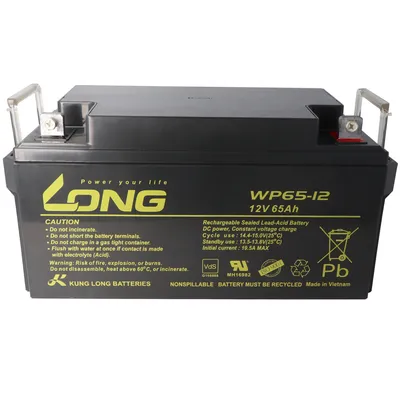 Immagine prodotto di Batteria al piombo Kung Long WP65-12 F4 VdS, 12V, 65Ah, attacco M6