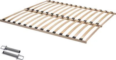Produktbild von Lattenrost 180x200cm mit Mittelfüßen - Buche