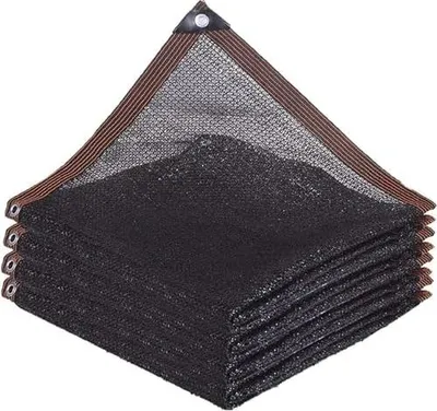 Produktbild von Schattiernetz Gewächshaus Schwarze, 40% Schattierungsnetz Mit ösen, Leichter Und Atmungsaktiver Rechtecke Sonnenschutznetz Gartenmasche Schattenplane für Outdoor Pergola Fenster(4-PIN,1x2m)