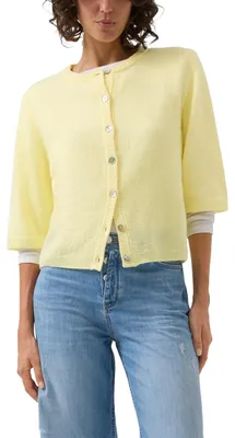 Produktbild von s.Oliver Strickjacke aus Alpaka-Mix mit Halbarm