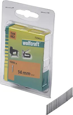 Obrázek produktu pro Wolfcraft Hřebíky délka 14 mm 1000 ks 7234000