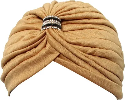 Produktbild von Damen Turban Kopfbedeckung Fashion Beige
