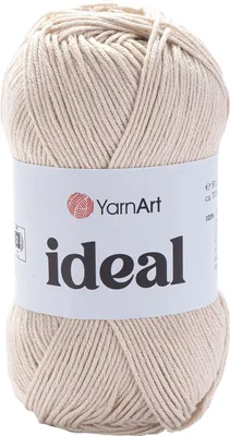 Produktbild von Yarn Art Ideal 223 Cream Strickgarn