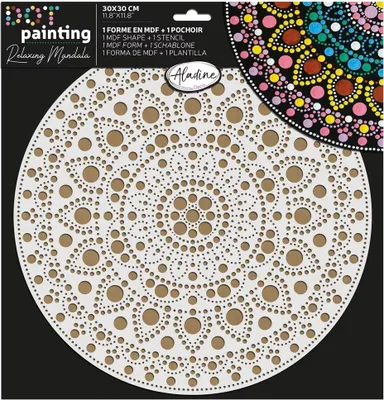 Obrázek produktu pro Aladine kreativní malířská sada Mandala 30 cm malování