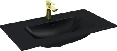 Produktbild von Jungborn Möbelwaschtisch 815 x 460 mm schwarz matt