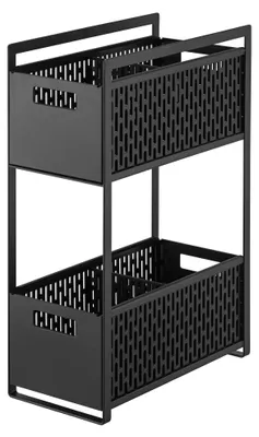 Zdjęcie produktu dla Koszyk do przechowywania Yamazaki Tower metalowy czarny