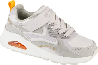 Produktbild von Skechers Uno Gen1 - Color Days  Klittenband Laag - Lichtgrijs - Maat 34