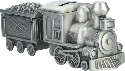 Image de Tirelire pour enfants en forme de train rétro pour économiser de l'argent, décoration de table