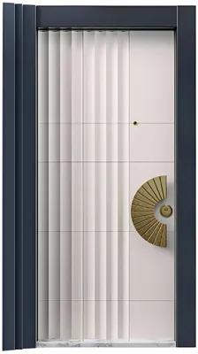 Produktbild von Beige Haustür Stilvolle Eingangstüren Robuste Kunststoff Türen