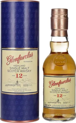 Produktbild von Glenfarclas Highland Single Malt Scotch Whisky, 12 Jahre, 43% Vol. 0,2 l