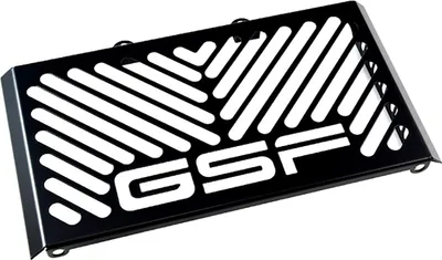 Immagine prodotto di Copriradiatore ZIEGER compatibile con Suzuki GSF 600 Bandit |GSF 650 Bandit Design Logo nero