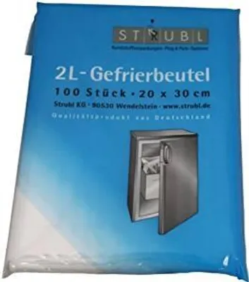 Zdjęcie produktu dla Woreczki do zamrażania Strubl 2L 100 sztuk