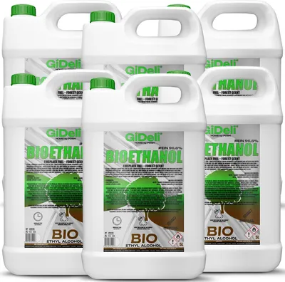 Produktbild von Bioethanol Waldduft 96,6% 30L für Kamin Universal Rauchfrei und Rußfrei GiDeli
