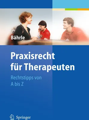 Produktbild von Praxisrecht für Therapeuten