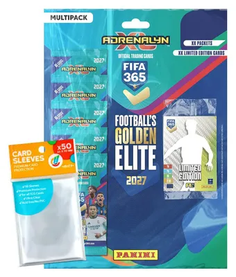 Obrázek produktu pro Sada karet FIFA 365 Adrenalyn XL 2027 – 1 balíček (náhodný výběr) + exkluzivní obaly collect-it