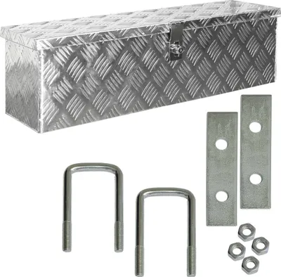 Immagine prodotto di Cassa Box Cassapanca Alluminio degli Attrezzi Utensile Transportino D035 materiale di montaggio trucky