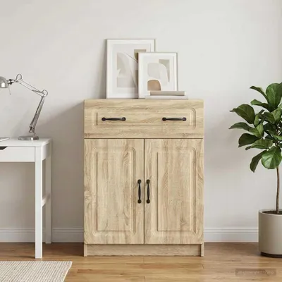 Produktbild von vidaXL Sideboard Sonoma-Eiche 66 x 34,5 x 87 cm Holzwerkstoff