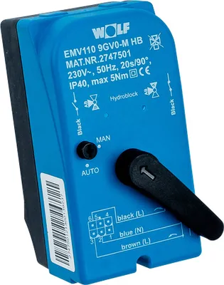 Produktbild von Wolf Motor Steck Auf/Zu EMV110 HB (230VAC)