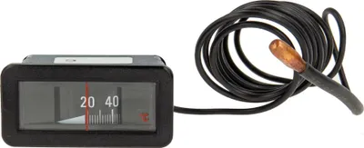 Produktbild von tecuro Fernthermometer 64 x 31 mm, Messbereich 10 - 105°C mit Fühler Ø 6,5 mm und Kabellänge 1500 mm