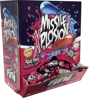 Produktbild von Fini Missile Xplosion Bubble Gum 200er