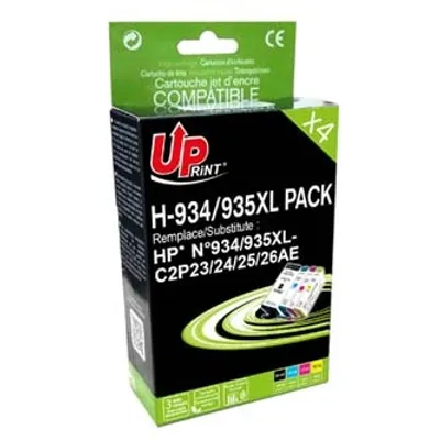 Produktbild von UPrint kompatybilny ink / tusz z C2P23AE, CP24AE, CP25AE, CP26AE, HP 934XL, HP 935XL, H-934/935XL, black, cyan, magenta, yellow, 1