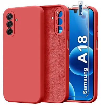 Obrázek produktu pro Pouzdro pro Samsung A18 – elastické silikonové pouzdro + ochranní sklo