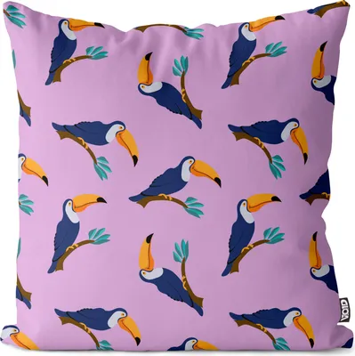 Produktbild von VOID Safari Tukan Kissenbezug Kissenhülle Sofakissen Kissen Deko Outdoor-Kissen Dekokissen