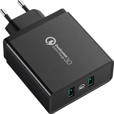 Produktbild von Ugreen Schnellladegerät 2Xusb-A 36W Qc3.0 Schwarz