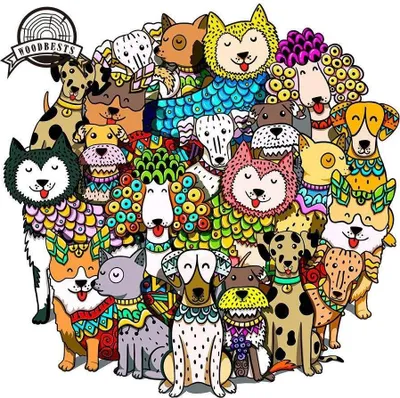 Produktbild von Dog World Holzpuzzle L