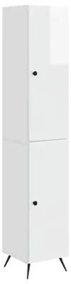 Produktbild von Schrankset 2 pcs Hochglanz Weiß Holzwerkstoff