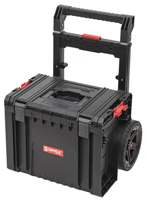 Image de Qbrick System PRO Cart 2.0 Plus empilable 490 x 415 x 660 mm 29 l IP54 poignée télescopique double amovible