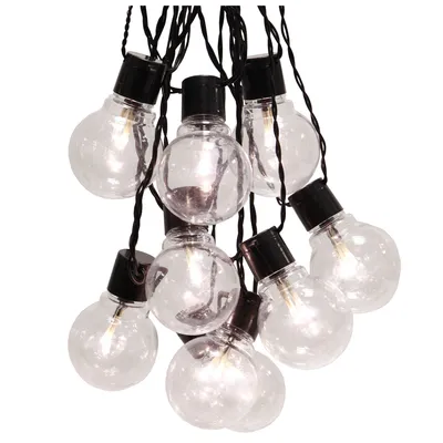 Produktbild von Best Season LED-Party-Kette "Partylights 55mm" 16teilig warm white LED, ca. 4,50 m, Kabel: schwarz, outdoo, 476-25
