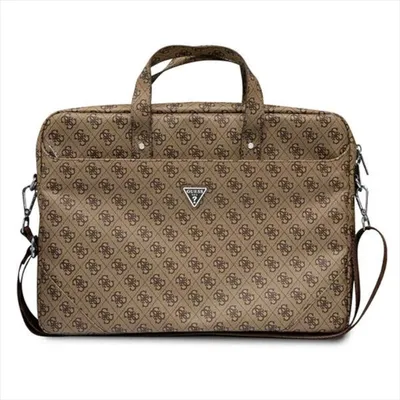 Produktbild von Guess Bag GUCB15P4TW 16  braun / braun Saffiano 4G Triangle Logo Handyhülle