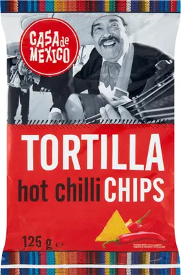 Obrázok produktu pre Tortilla chipsy s príchuťou chilli, 125 g