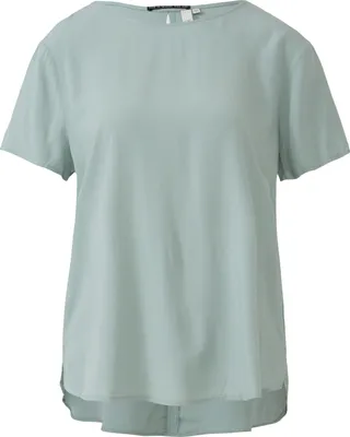 Produktbild von s.Oliver 2162738.7217.36, Bluse, Erwachsener, Weiblich, Grün, Kurzärmel, Regular fit