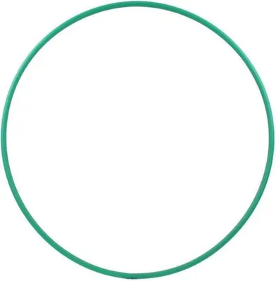 Produktbild von Hula Hoop Rohling, HDPE-16mm, GRÜN, Durchmesser 80cm