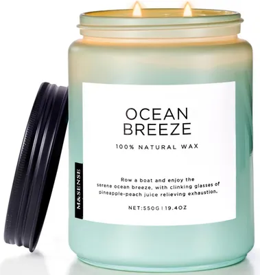 Produktbild von Duftkerze Meeresbrise 550g Aromatherapie Geschenkkerze