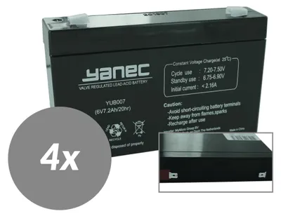 Image de Kit de remplacement de batterie UPS Yanec RBC34 (sans câble)