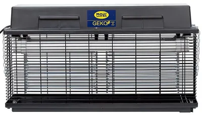 Zdjęcie produktu dla Lampa owadobójcza rażąca elektryczna muchy owady przemysłowa rolnicza UV A 2x40W 850m2 IPX4 MO EL
