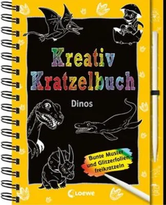 Image de Livre à gratter créatif : Dinos
