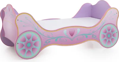 Produktbild von Kinderbett Autobett Mädchenbett Motivbett Prinzessinnenbett Bett "Saphira I"