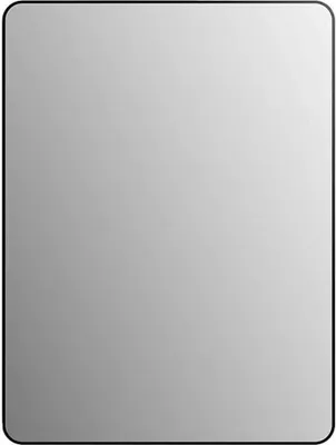 Immagine prodotto di Specchio da parete Picasso, cornice in alluminio, nero, 60 x 80 cm