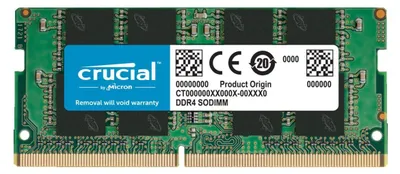Produktbild von Crucial Arbeitsspeicher 16GB DDR4 3200 MT/s SODIMM 260pin