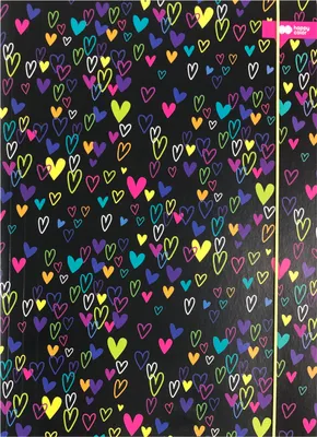 Produktbild von A4 Meine Liebe elastische Mappe schwarz Happy Color