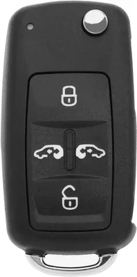 Productafbeelding van Afstandsbediening Sleutel Shell - Autosleutel Hoesje - Sleutel Reparatie - 5 Knoppen Ontwerp - 12.4 x 7.5 cm - Zwart